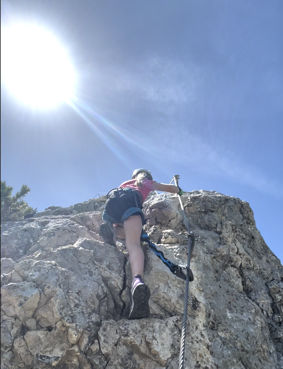 Klettersteig in the Rofan mountains